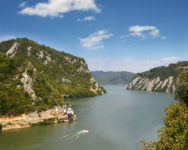 Danube from the Black sea to budapest