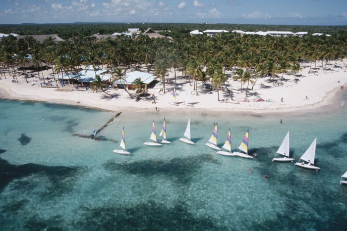 Aerial view of Club med punta cana